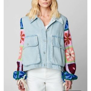 Free People Made by Blank NYC, Young Love Shacket, NWT, Size Large